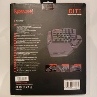 Teclado Gamer Redragon DITI para portátil 