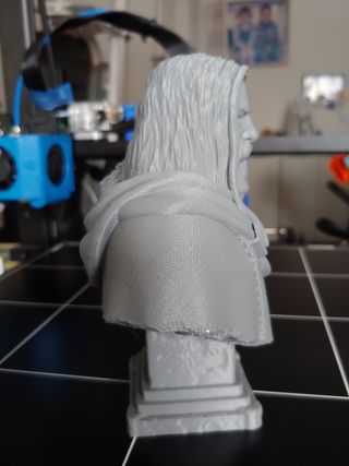 Dio Odino busto. Stampa 3D