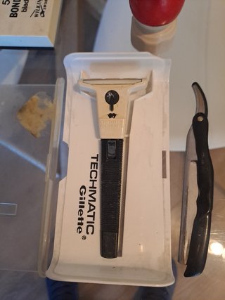 Vintage Set da barba Gallette TECHMATIC