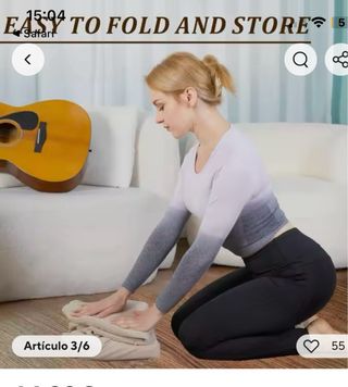 Cojín meditación yoga inflable