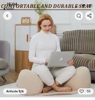 Cojín meditación yoga inflable