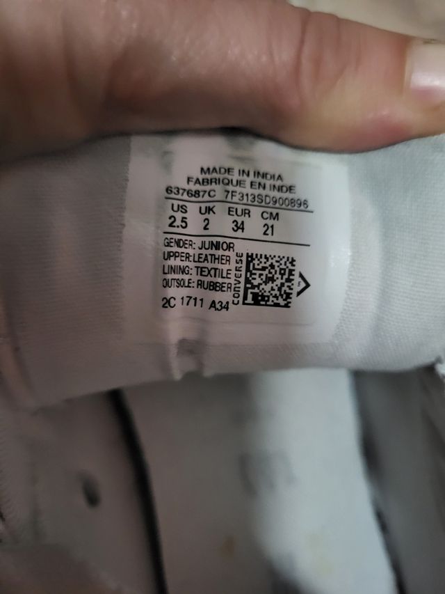 Zapatillas Converse. T.34