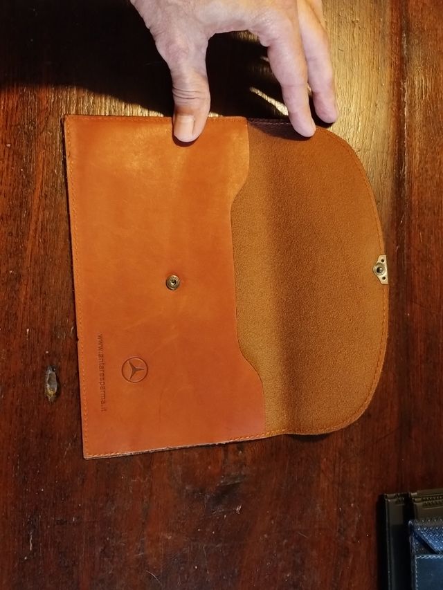 Porta documenti pelle Mercedes