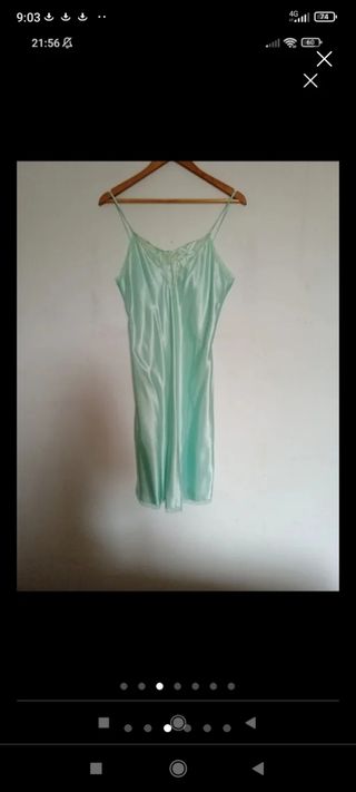 Camisón raso tirantes nuevo