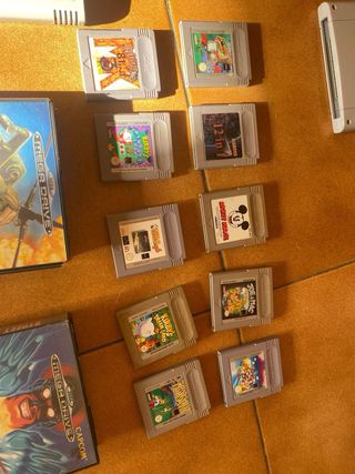 Juegos snes  mega drive  game boy