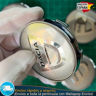 X4 Tapabujes Dacia 60mm Tapacubos Emblemas Llantas