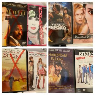 Vari dvd anche in lingua spagnola