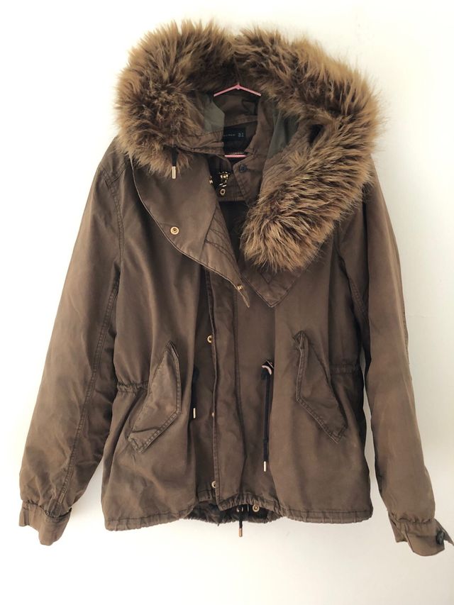 Parka loneta talla M color marron