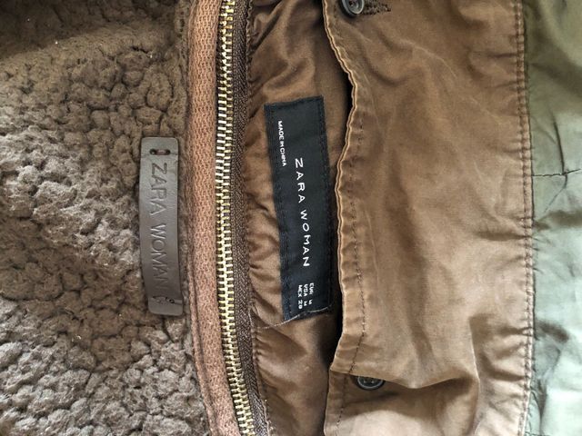 Parka loneta talla M color marron