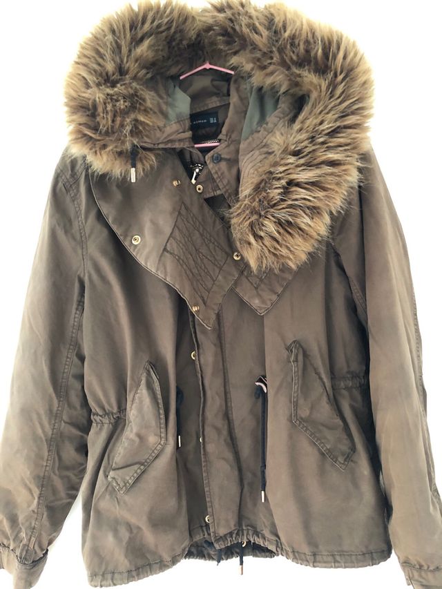 Parka loneta talla M color marron