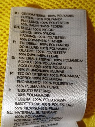 Plumas Adidas talla M como nuevo