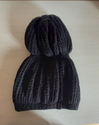 Berretto cuffia nero donna 