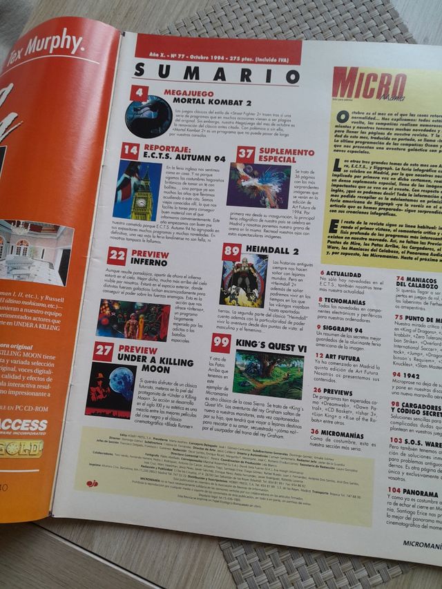 REVISTA MICROMANÍA N°77