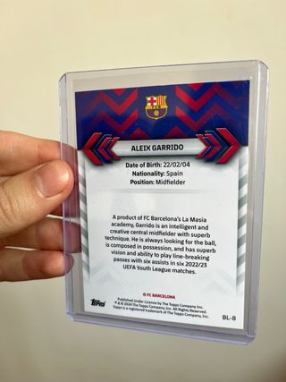 ALEIX GARRIDO /250 TOPPS FCB BARÇA PANINI CROMOS