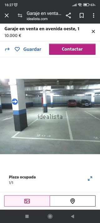 Garaje en alquiler