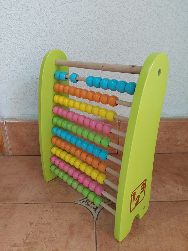 Ábaco madera Corte Ingles