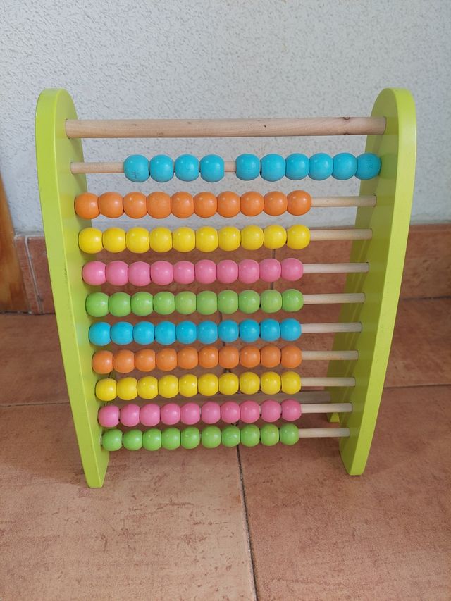 Ábaco madera Corte Ingles