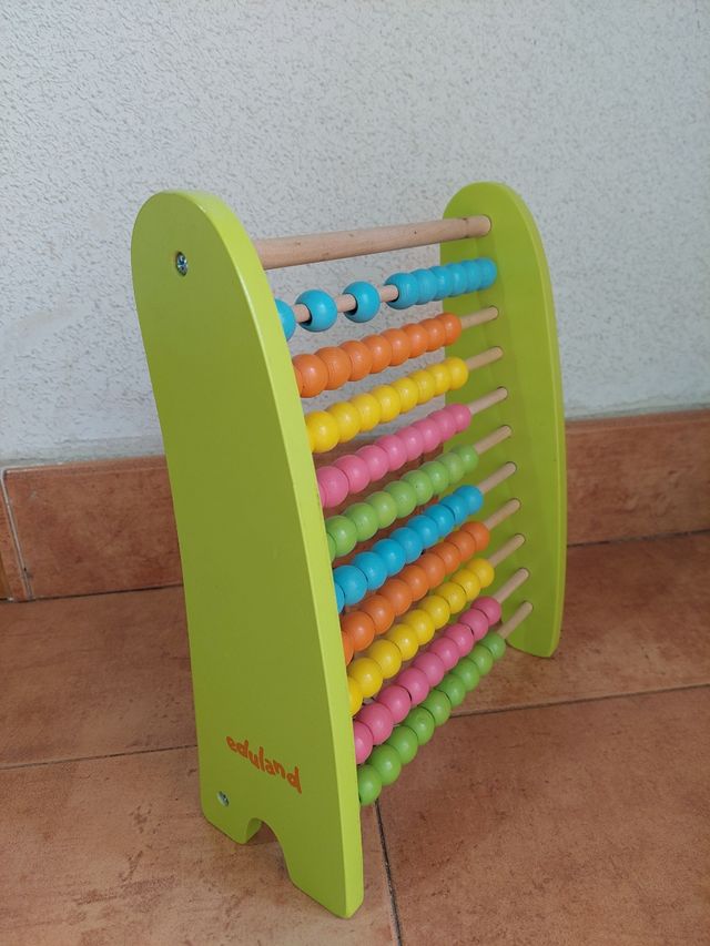 Ábaco madera Corte Ingles