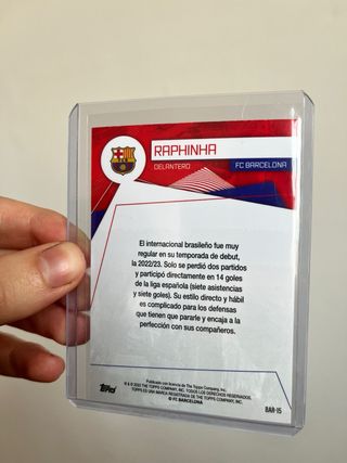 RAPHINHA /399 TOPPS PANINI FCB BARCELONA BARÇA