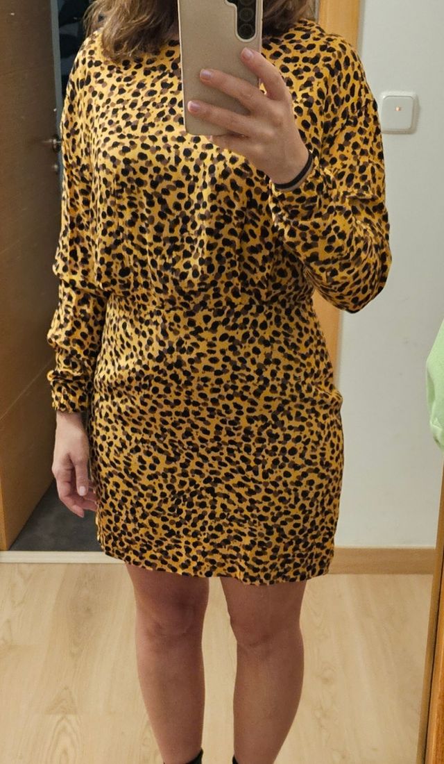 Vestido leopardo &otherstories