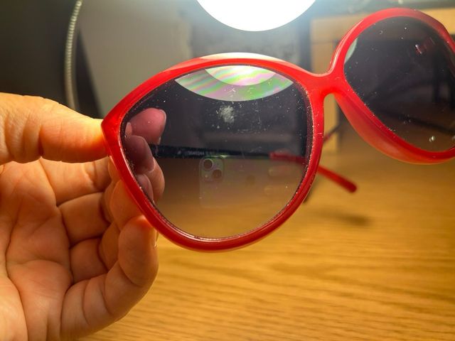 Gafas de sol montura rojas