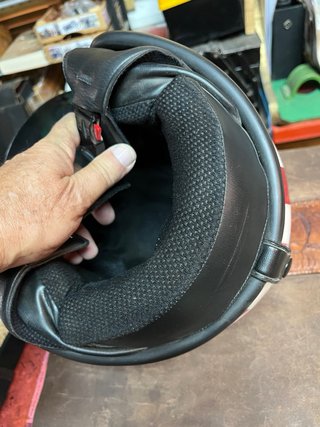 Casco Jet de moto bandera america eeuu MDS