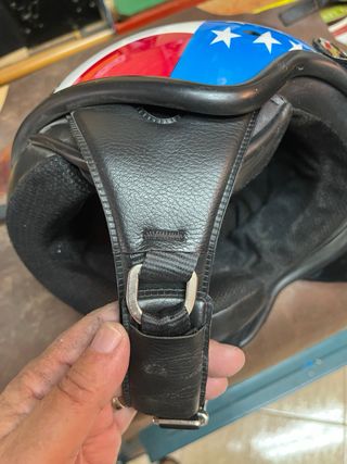 Casco Jet de moto bandera america eeuu MDS