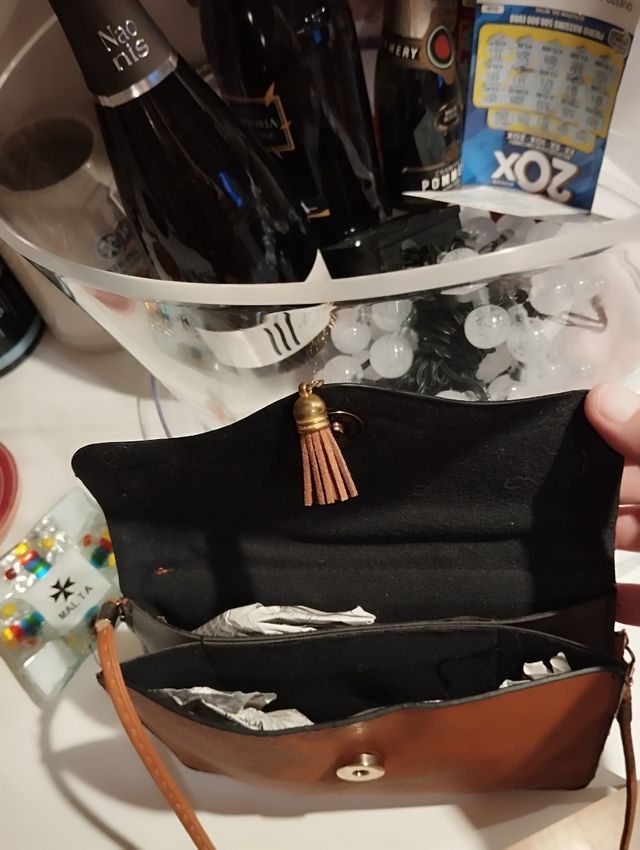 Borsetta donna colore cammello