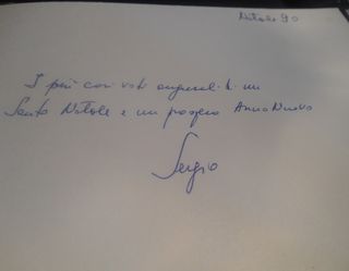 Cartolina augurale 1990 Basilica San Pietro -ROMA