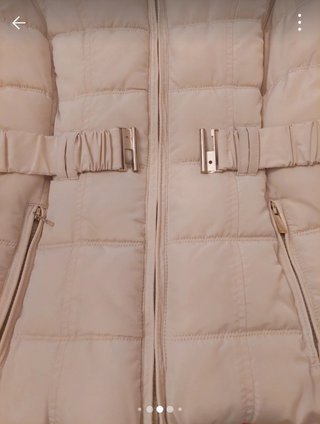 Piumino Bianco Panna taglia M Pinkie