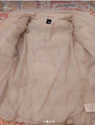 Piumino Bianco Panna taglia M Pinkie
