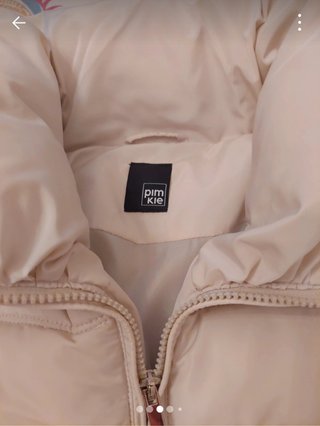 Piumino Bianco Panna taglia M Pinkie