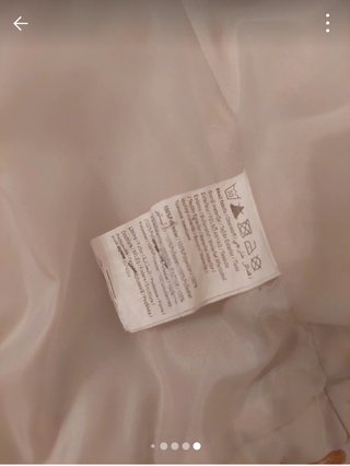 Piumino Bianco Panna taglia M Pinkie