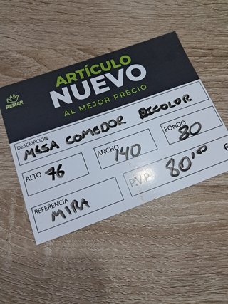 Mesa Salón comedor