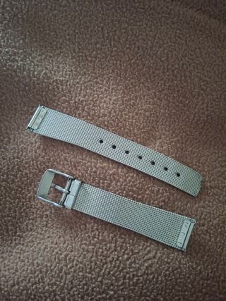 Correa reloj pulsera acero 17 mm