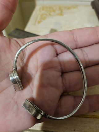 Brazalete plata 925 y lapislázuli 💙