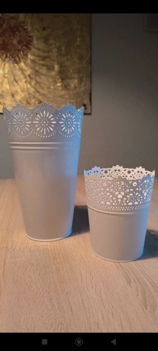 Due vasi Ikea skurar 
