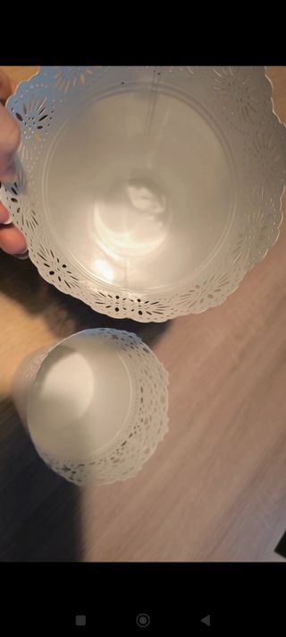 Due vasi Ikea skurar 