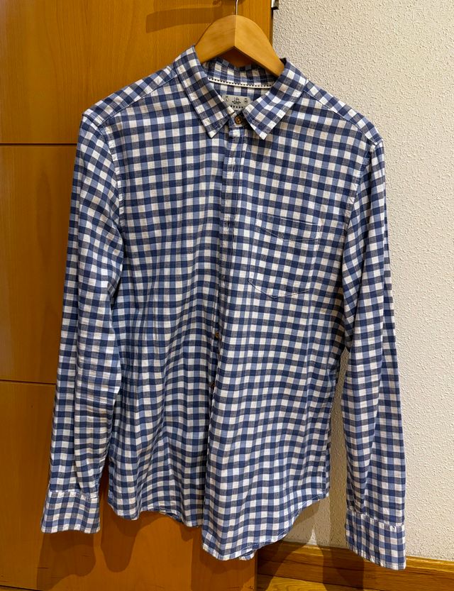 Camisa de cuadros azules Talla L