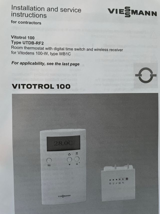 Termostato programador inalambrico
