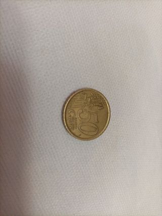 Moneda 50 céntimos Cervantes 2000