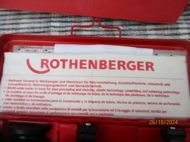 CURVADORA ROTHENBERGER MAXI BENDER. EN MADRID