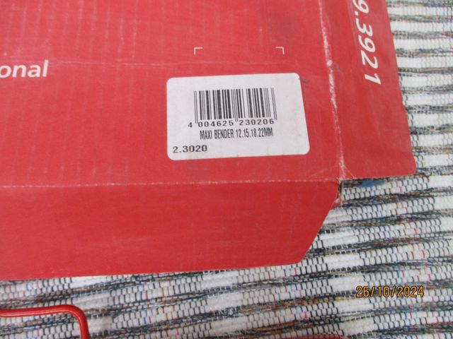 CURVADORA ROTHENBERGER MAXI BENDER. EN MADRID