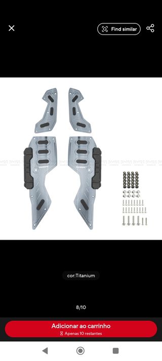 Tapetes alumínio Nmax