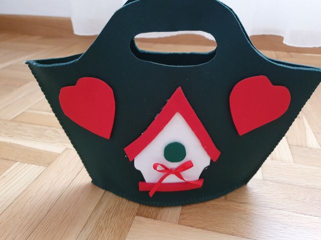 Borsa verde giocattolo per bambine