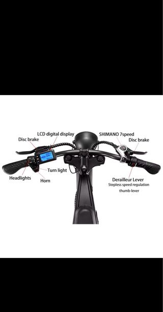 Ouxi V8 1000W Bicicleta eléctrica Fat bike Nuevo