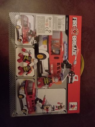 Camión bomberos tipo Lego