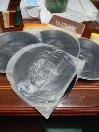 Curso de inglés en discos de vinilo