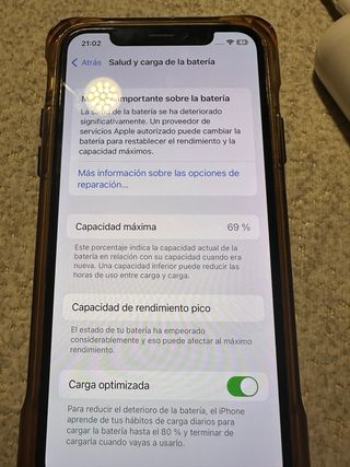 Iphone X 64 GB SILVER