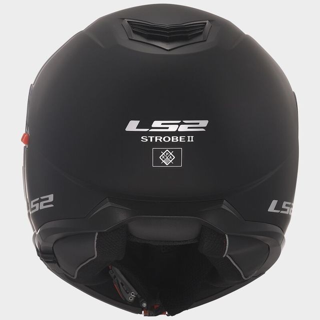 Casco de moto abatible ls2 strobe 2 negro mate